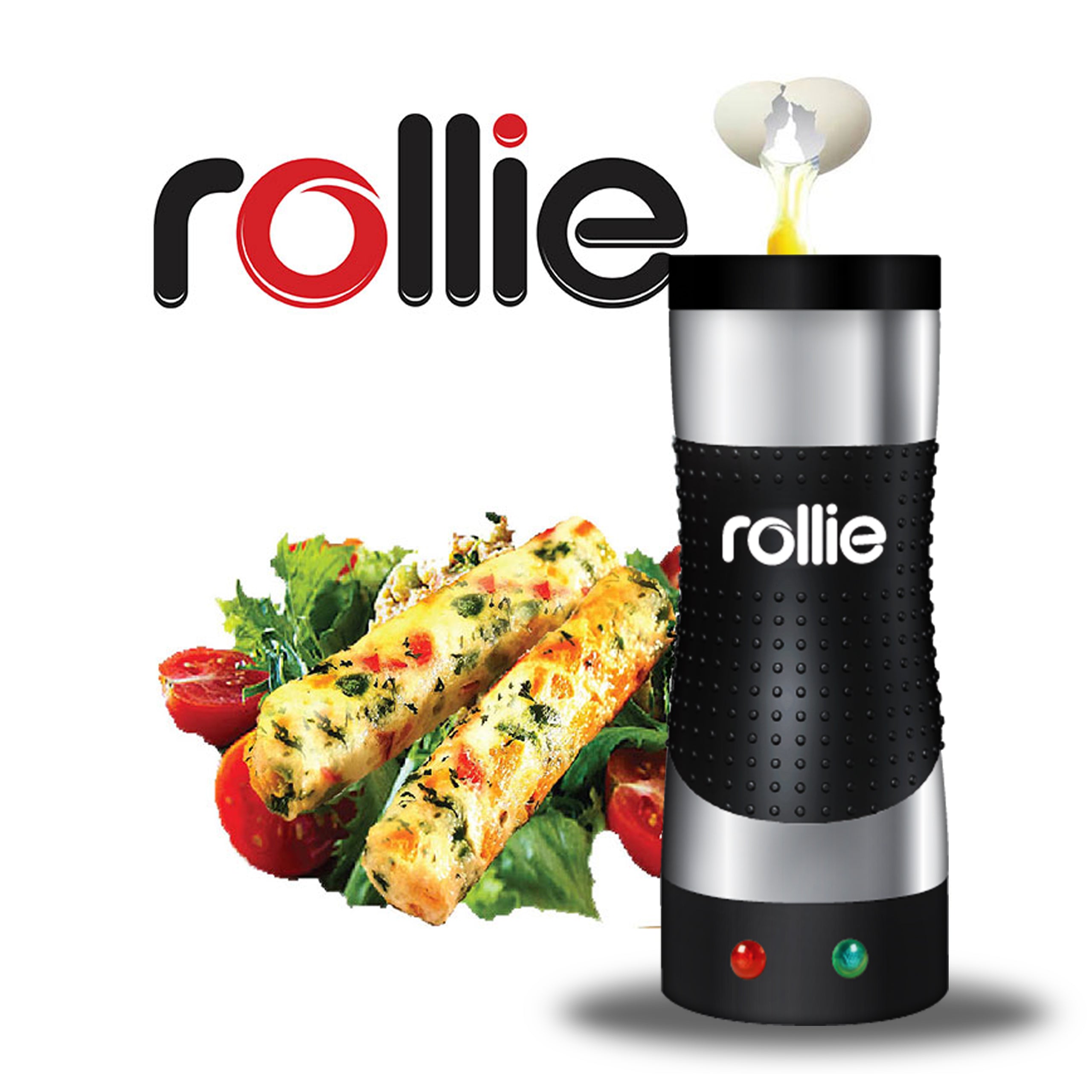 GR38892W Rollie Hands-Free Automatic Electric Vertical Nonstick Easy Quick Egg  Cooker